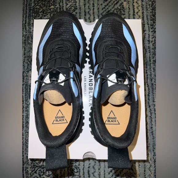 Brandblack All Black Reflective Trail Sneakers Vibram Sole Unisex (mn 7/wm 8.5) - Picture 7 of 12